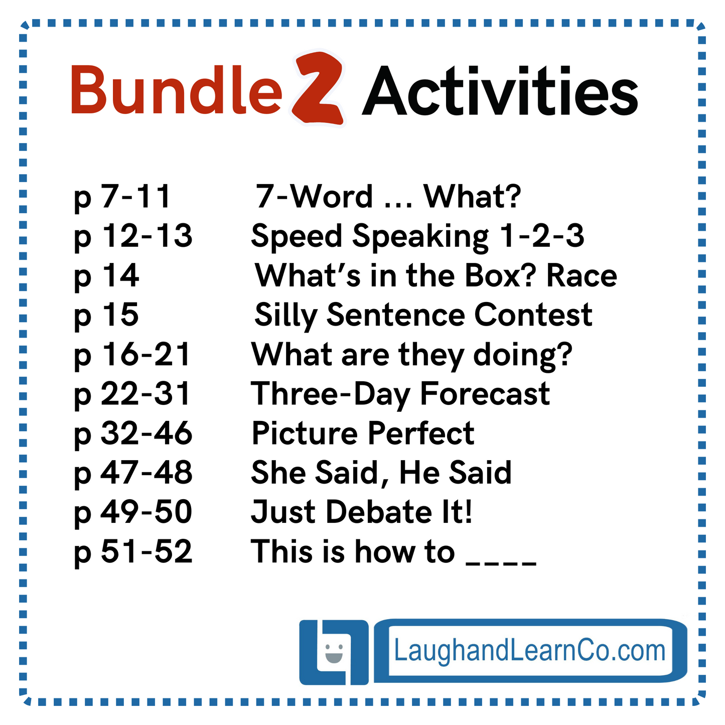 Middle School Bundle 2