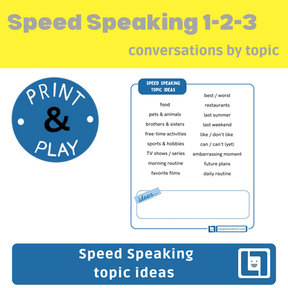 Speed Speaking