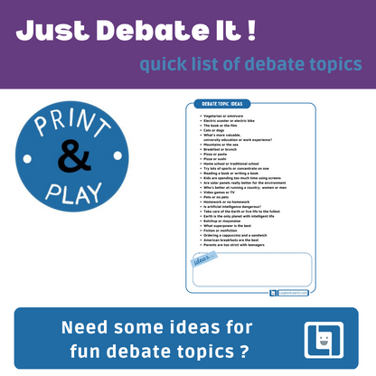 List of Topics for Debating