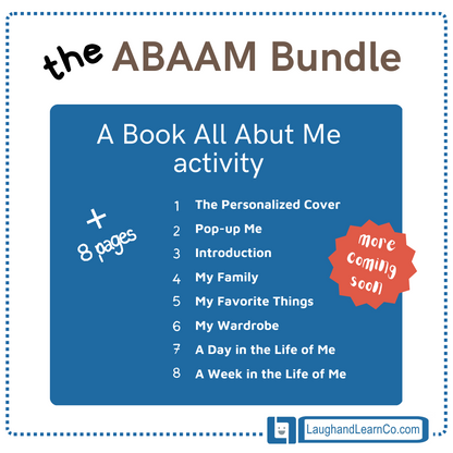 A Book All About Me (ABAAM) Bundle