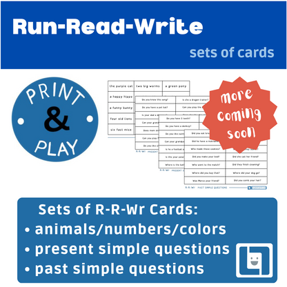 Run Written Online Resource for Teachers - Run Read Write – Laugh & Learn Co - It's ...