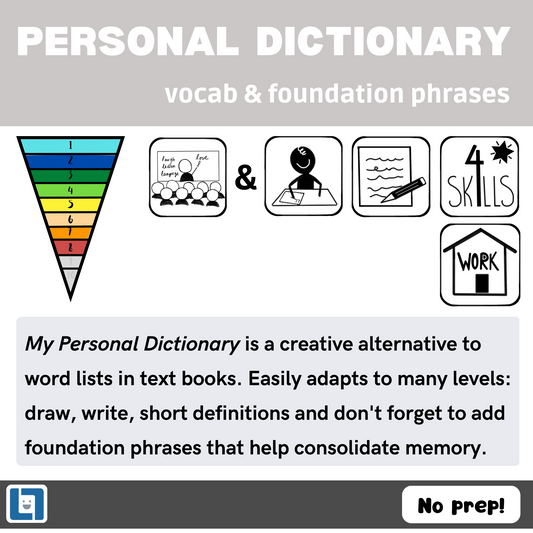 PERSONAL DICTIONARY